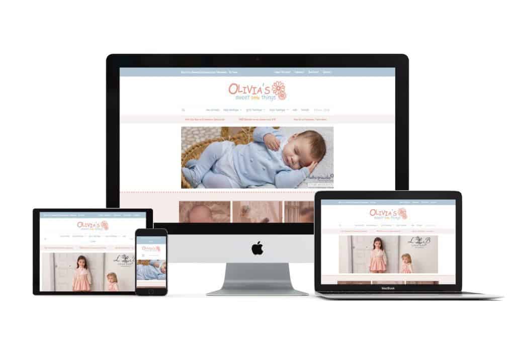 Olivia's Sweet Little Things Web Design Doncaster