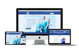 professional website design for medical and ppe company in nottingham