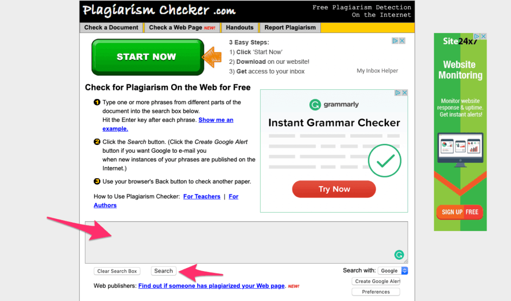top free plagiarism checker